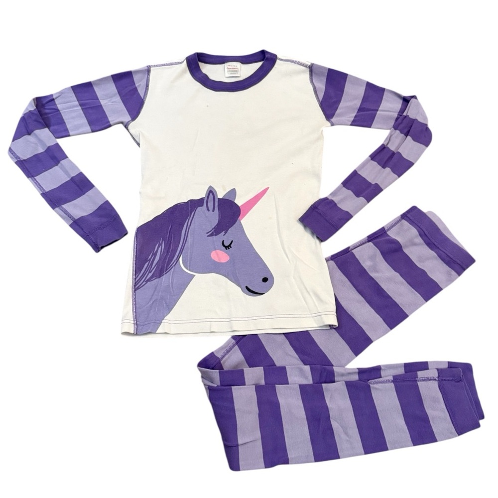 Hanna Andersson Unicorn Pajamas | Size 14 / 160 cm | Play Condition